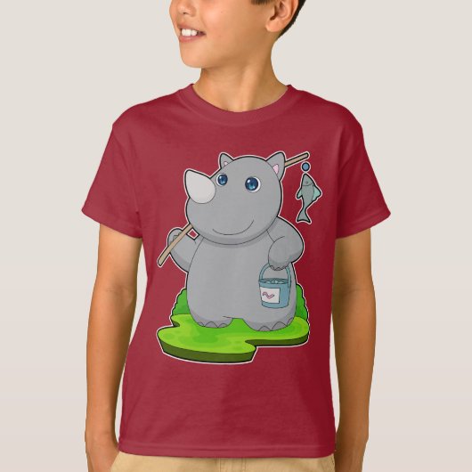 サイフィッシャー釣り竿フィッシング Tシャツ (正面)