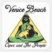 サイプとピープルステッカー スクエアシール (正面)