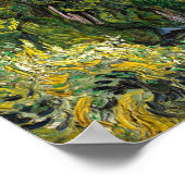 サイプレスの木ビンセントバンゴッホ風景ファインアート ポスター (角)