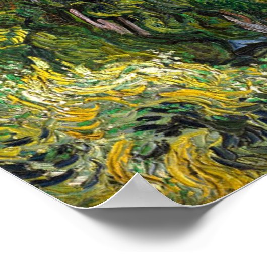 サイプレスの木ビンセントバンゴッホ風景ファインアート ポスター (角)