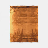 サイプレスツリーズジョージスミス州パーク フリースブランケット (正面)