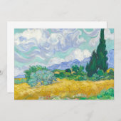 サイプレス付き小麦畑 | ビンセント・ヴァン・ゴッホ (正面/裏面)