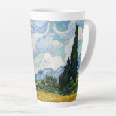 サイプレス付き小麦畑 – ビンセント・ヴァン・ゴッホ カフェラテマグ (右アングル)