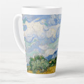 サイプレス付き小麦畑 – ビンセント・ヴァン・ゴッホ カフェラテマグ (左アングル)