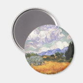 サイプレス付き小麦畑 マグネット (正面/裏面)