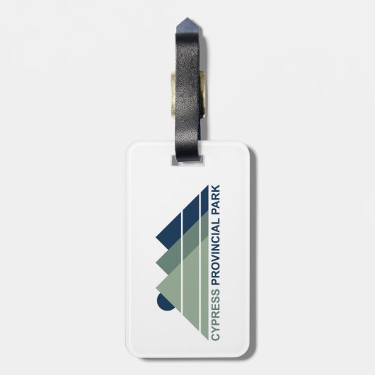 サイプレス地方パークマウンテンズサン ラゲッジタグ (裏面縦)