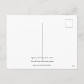 サイプレピジウムストネイヴィンテージリンデニアオーキッド シーズンポストカード (裏面)