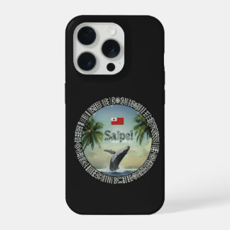 サイペ トンガ エウア 遠隔の太平洋の島のクジラ iPhone 15 PROケース