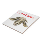 サイボーおもしろいグロボット怖いヤギ映画パロディユーモア タイル (側面)