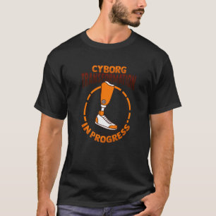 サイボーアンプテージジョークレッグの義足の義足 Tシャツ