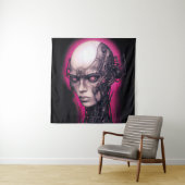 サイボーガールピクールッ10代のクネオン タペストリー (インサイチュ)