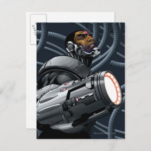 サイボーグと武器バスト ポストカード (正面/裏面)