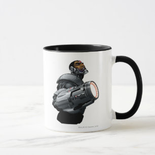 サイボーグと武器バスト マグカップ