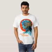 サイボーグの創世記: 鋼と魂の誕生 Tシャツ (正面フル)