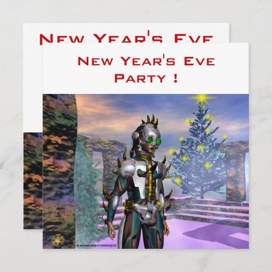 サイボーグの新年会 シーズンカード (正面/裏面)