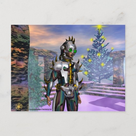 サイボーグの新年会 シーズンポストカード (正面)