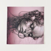 サイボーグガールクール10代の タペストリー (正面(横))