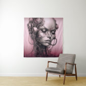 サイボーグガールクール10代の タペストリー (インサイチュ)