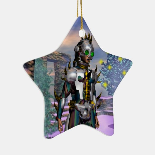 サイボーグブルーサファイアスターの大晦日 セラミックオーナメント (右)