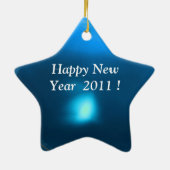 サイボーグブルーサファイアスターの大晦日 セラミックオーナメント (裏面)