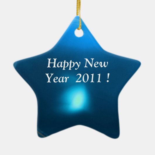 サイボーグブルーサファイアスターの大晦日 セラミックオーナメント (裏面)