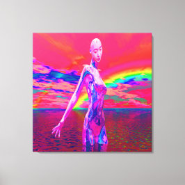 サイボーグマスク キャンバスプリント