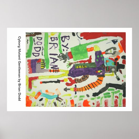 サイボーグ変異体紳士 ポスター (正面)