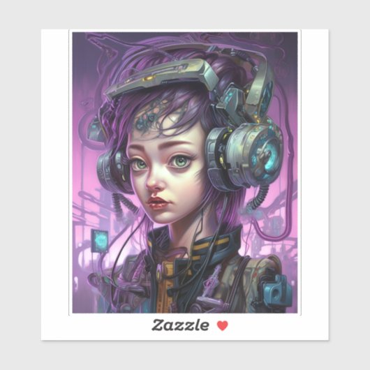 サイボーグ女子SF シール (シート)