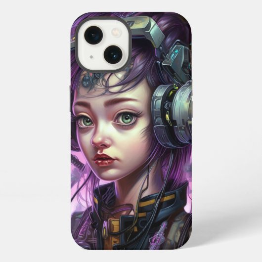 サイボーグ女子SF iPhoneケース (裏面)