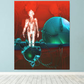 サイボーグ工場 キャンバスプリント (インサイチュ (ウッドフロア))