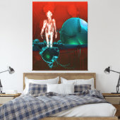 サイボーグ工場 キャンバスプリント (インサイチュ (寝室))