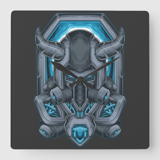 サイボーグ正方形壁時計 スクエア壁時計 (正面)