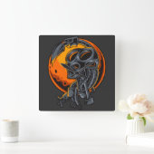 サイボーグ正方形壁時計 スクエア壁時計 (ホーム)