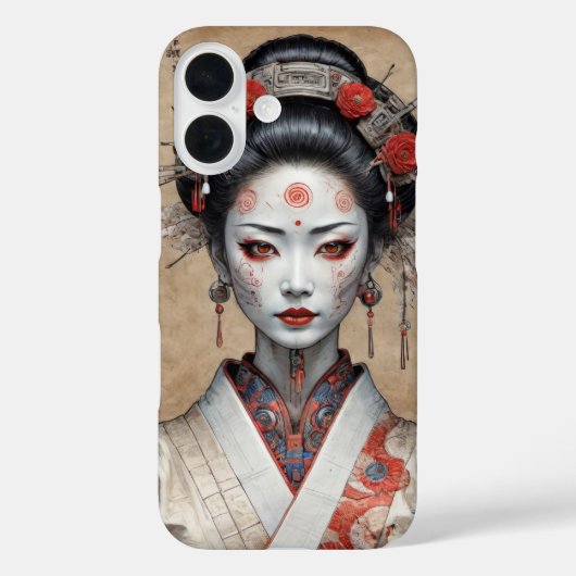 サイボーグ芸者 モダンジャパンカバー Case-Mate iPhoneケース (裏面)