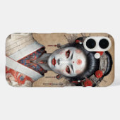 サイボーグ芸者 モダンジャパンカバー Case-Mate iPhoneケース (裏面 (横))