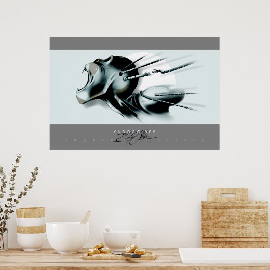 サイボーグ類人猿 ポスター (キッチン)