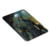 サイボーグ骨格の未来的SF マグネット (右側)