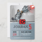 サイボーグ |ハッピーバースデー 招待状 (正面)