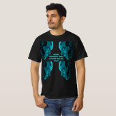 サイボーグ ロボット ヘッド Tシャツ (正面フル)