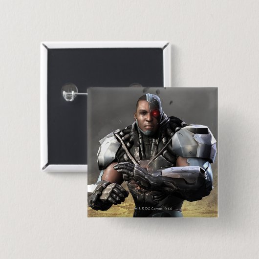 サイボーグ 缶バッジ (正面&裏面)