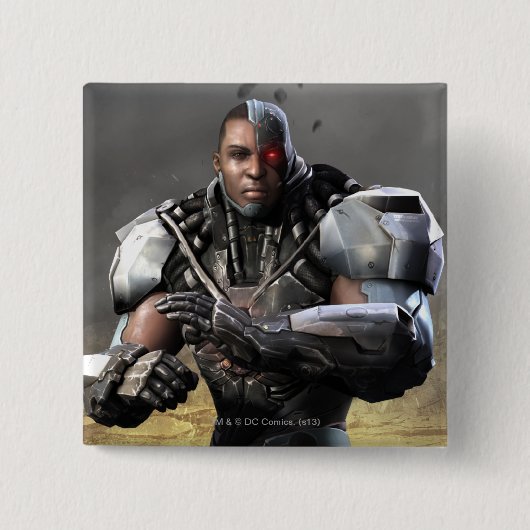 サイボーグ 缶バッジ (正面)