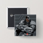 サイボーグ 缶バッジ (正面&裏面)