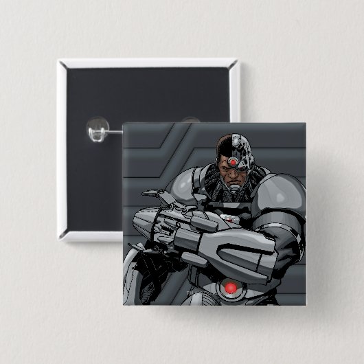 サイボーグ 缶バッジ (正面&裏面)