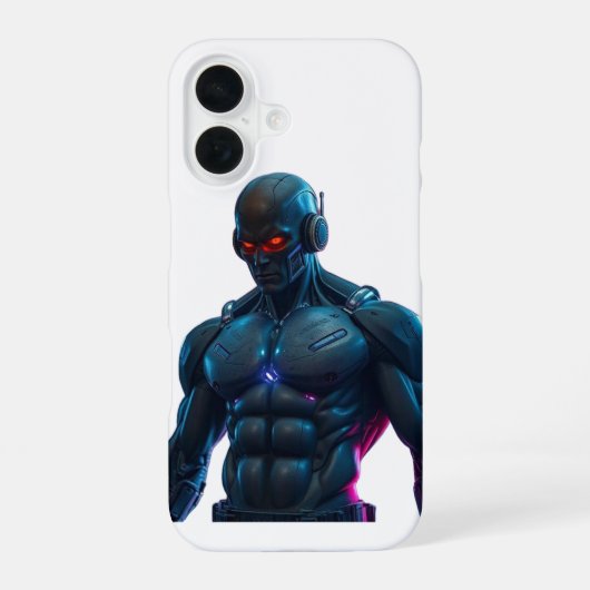 サイボーグ iPhone 16ケース (裏面)