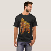 サイボーゴリラ猿のステンプンロボット Tシャツ (正面フル)