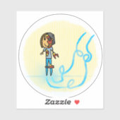 サイボーママ漫画ブックスタイルシール シール (シート)