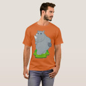 サイボーリングボウリングボール Tシャツ (正面フル)