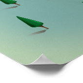 サイマ湖フィンランドの地図 ポスター (角)