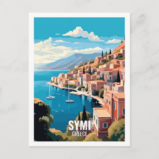 サイミギリシャ名所旅行スポット ポストカード (正面)