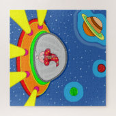 サイモンと宇宙船 ジグソーパズル (横)